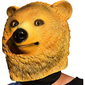 Rubber Bear Head Mask