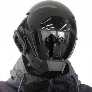 Black Cyber Punk Head Mask