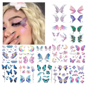 Butterfly Glitter Stickers