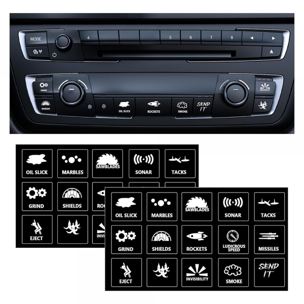Dickno Novelty Car Stickers