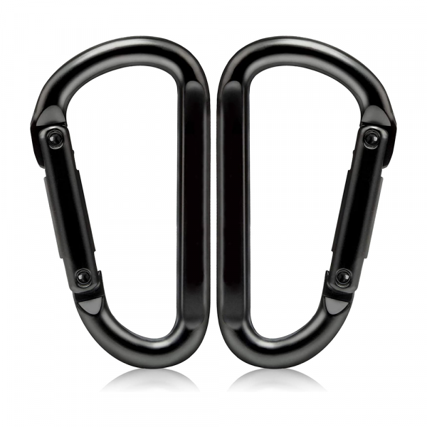 Black Carabiner Clip