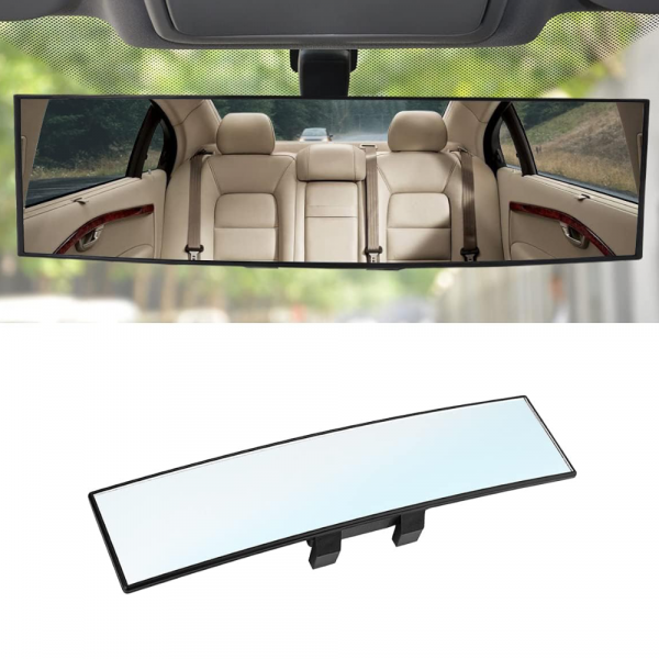 Curved Rear View Mirror Clip On