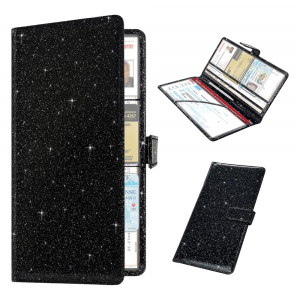 Black Rhinestone Insurance And Registration Holder