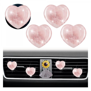Car Quartz Heart Vent Clip