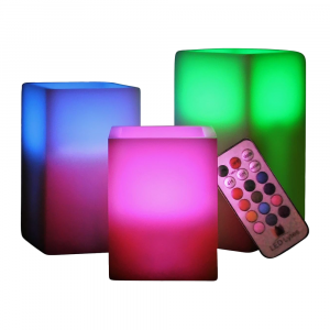 Multi Color Flameless Candles